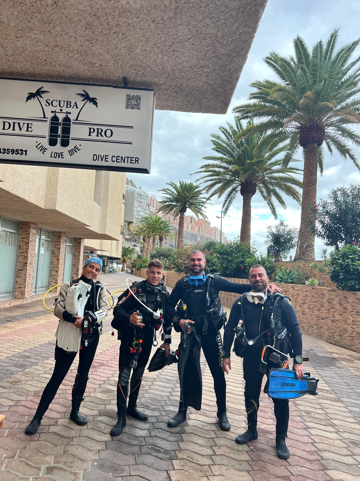 Instructor buceo Tenerife